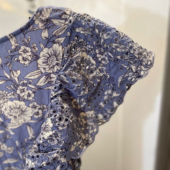 American Eagle Outfitters Blue/Lavender Jumpsuit - Size Medium - Picture 6 of 10